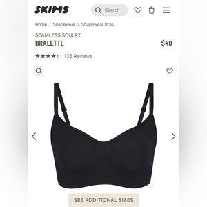 Skims SEAMLESS SCULPT BRALETTE